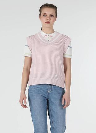 Ніжно - рожева жилетка colin’s