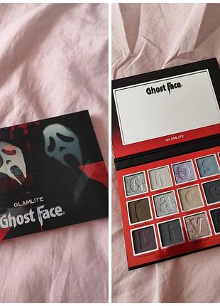 Палетка теней glamlite chucky ghost face