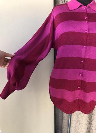 Бордовая кофта