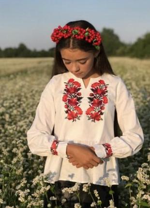 Вишиванка на дівчинку 140 зріст
