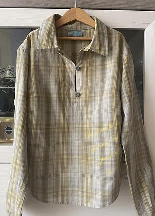 Женская блуза-рубашка в клетку польского бренда