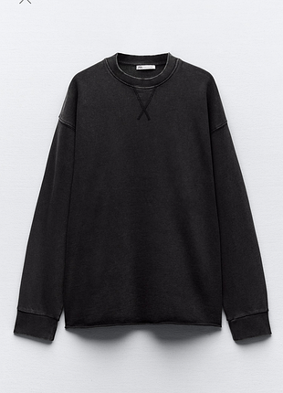 Свитшот вареный zara s m