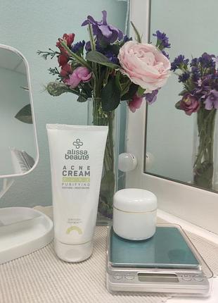 Крем для обличчя pure skin acne cream alissa beaute (на розпив)