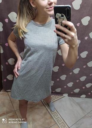 Сукня коротка pull&bear в горох 4