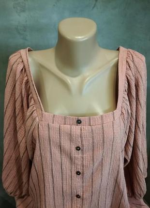 Кофточка жатка, мерехтливої кольору, 22 р, батал