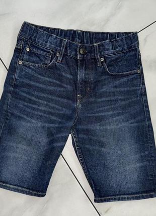 Летние джинсовые шорты на малтчика h&m 9-10 лет (134-140 см)