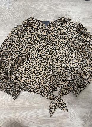Блуза леопардовий принт