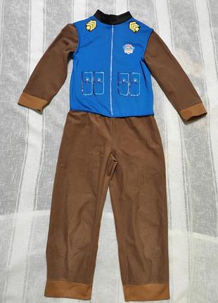 Карнавальный костюм гонщика чейз из мультфильма щенячий патруль на 7-8роков