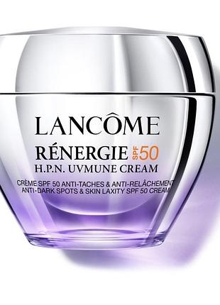 Антивозрастной крем для кожи лица lancome renergie h.p.n. uvmune spf50 cream