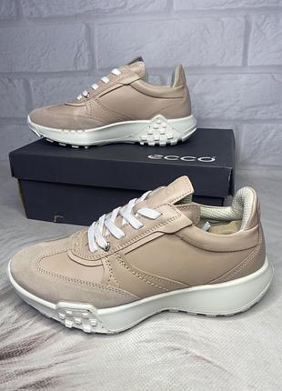 Жіночі, шкіряні кросівки ecco retro, zw8616, 21177350366, оригінал