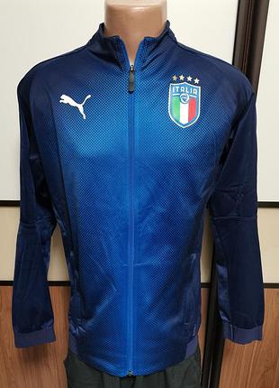 Подростковая спортивная футбольная мастерка italy puma