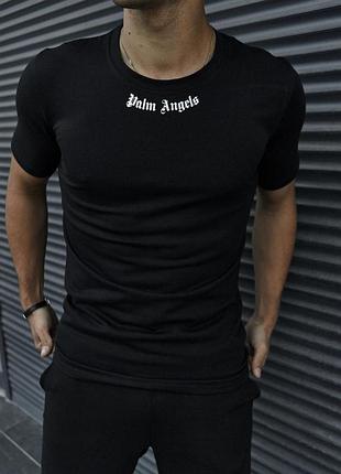 Футболка palm angels черная