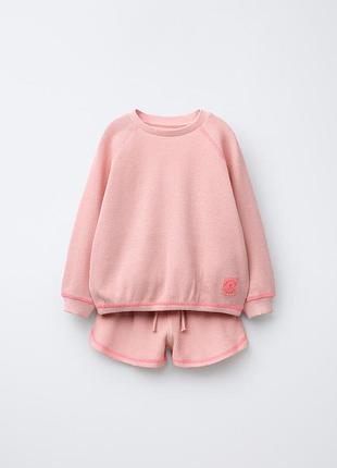 Комплект світшот шорти zara