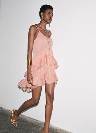 Короткое женское платье zara