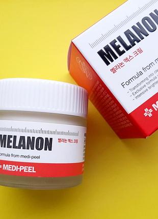 Високоефективний відбілюючий крем medi-peel melanon cream проти пігментації