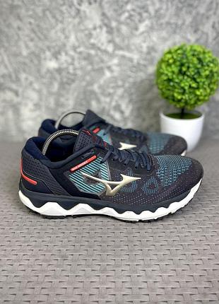 Mizuno Core 2in1 horizon 5 кроссовки 43 размер спортивные синие