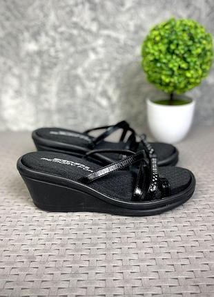 Skechers memory foam сандали 38 размер женские черные оригинал