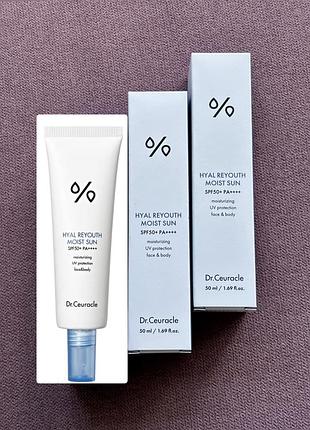 Dr. ceuracle hyal reyouth moist sun spf 50/pa++++ 50 мл