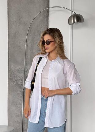 Сорочка котон білий