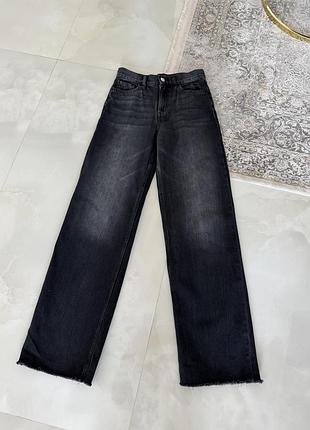 Джинсы mango high rise wide leg 32 размер