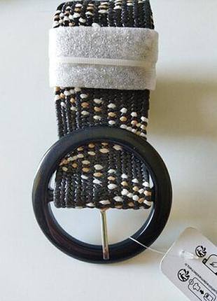 Женский плетеный пояс из соломы ladies belt 105см.