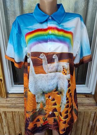 Весела сорочка веселка 🌈 лама 🦙 какашка 💩