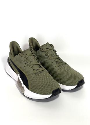 Оригінал кросівки puma herren pwrframe 376049-07 кроси хакі бігові 46