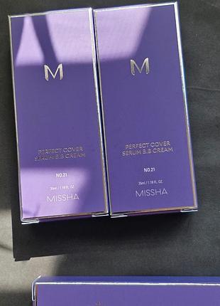 Bb-крем missha m perfect cover serum bb cream 21
