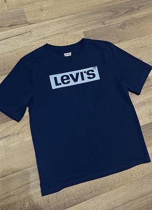 Синя футболка levi’s