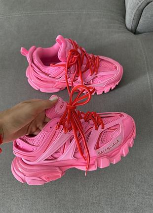 Нові кросівки баленсіага, balenciaga track рожеві