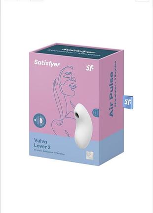 Сатисфайер вакуумный стимулятор satisfyer vulva lover 2 белый