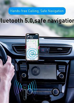 Аудіо адаптер baseus bluetooth ресивер aux wireless audio receiver bsba-02 wxqy010001 4