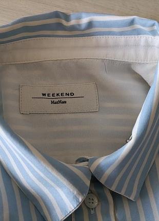 Шовкова жіноча сорочка рубашка блузка блуза люкс бренд weekend maxmara8 фото