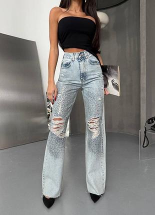 Супер классные джинсы с напылением