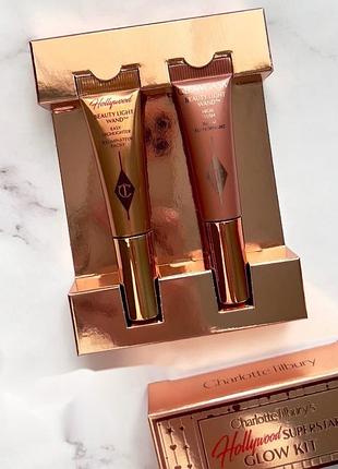 Набір хайлайтер румʼяна spotlight charlotte tilbury charlotte's hollywood superstar glow kit