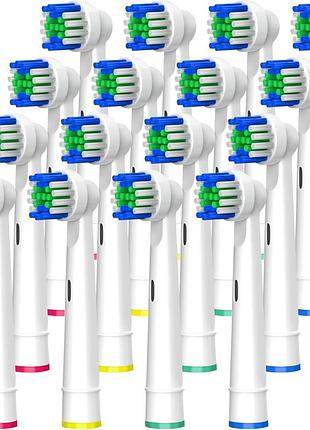 Насадки для щіток oral b, 16 шт., сумісні з oral b braun