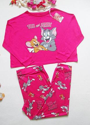 Шикарная пижама домашний костюм том и джерри disney primark 💜🌺💜