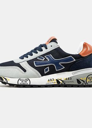 Мужские кроссовки premiata mick grey blue 40-41-42-43-44-45