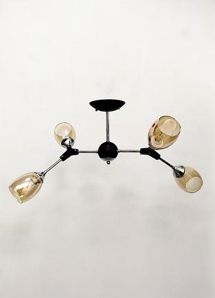 Люстра-трансформер молекула в стилі лофт