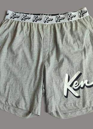 Мужские серые брендовые хлопковые домашние шорты george с