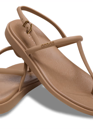 Crocs крокс вьетнамки босоножки сандалии miami thong sandal milk chocolate