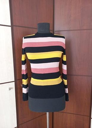 Лонгслив в рубчик