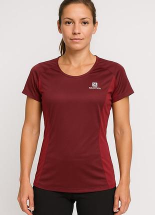 Жіноча футболка для бігу salomon m