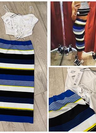 Продам набором топ stradivarius, стрейчеву спідницю