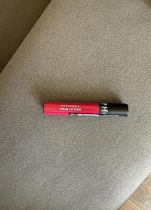 Рідка матова помада sephora lipstain 126 hot hot pink