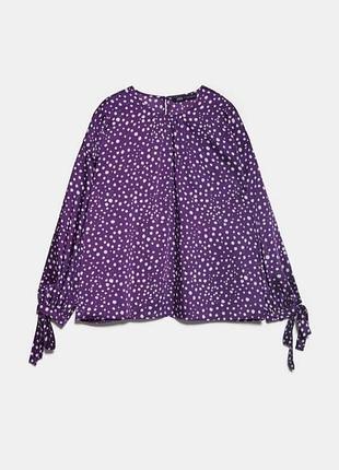 Zara новые коллекции обьемная блуза