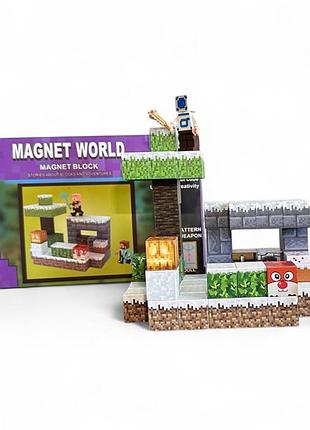 Конструктор магнитный magnet world, 83 дет.