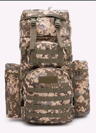 Тактический рюкзак 80 литров cordura 1000d пиксель