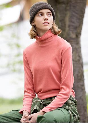 Гольф водолазка uniqlo флис heattech вискоза