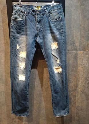 Чоловічі прямі джинси warren webber slim fit р.36
